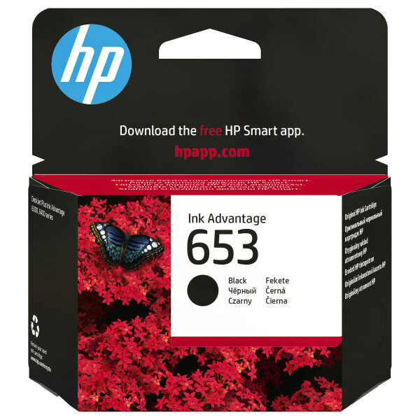 HP Tinte 653 3YM75AE Schwarz