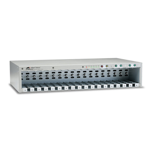 ALLIED FED 18Slot Chassis fuer Media Converters AC Multi-Region PSU