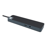 D TARGUS HyperDrive Flex 8 Port USB-C Hub Black