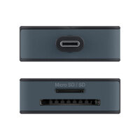 D TARGUS HyperDrive Flex 8 Port USB-C Hub Black