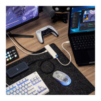 D TARGUS HyperDrive Flex 5 Port USB-C Hub Blue