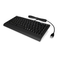 KeySonic ACK-595C+ (US) Mini SoftSkin PS/2-USB black