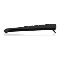KeySonic ACK-595C+ (US) Mini SoftSkin PS/2-USB black