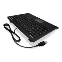 KeySonic ACK-595C+ (US) Mini SoftSkin PS/2-USB black