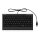 KeySonic ACK-595C+ (US) Mini SoftSkin PS/2-USB black