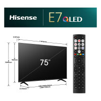 189,0cm/75" (3840x2160) Hisense 75E77NQ 16:9 QLED...