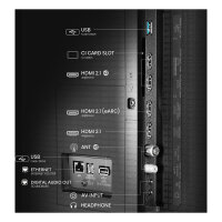 254,0cm/100" (3840x2160) Hisense 100U7NQ 16:9 Mini LED 144Hz HDMI USB WLAN Bluetooth HDR10+ Adaptive Speaker Black