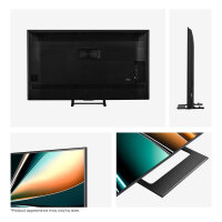 126,0cm/50" (3840x2160) Hisense 50U7Q 16:9 Mini LED 144Hz HDMI USB WLAN Bluetooth HDR10+ Adaptive Speaker Black