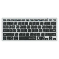 MANHATTAN Slim Funktastatur anthrazit Bluetooth 3.0/2.4GHz