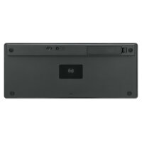 MANHATTAN Slim Funktastatur anthrazit Bluetooth 3.0/2.4GHz