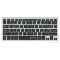 MANHATTAN Slim Funktastatur anthrazit Bluetooth 3.0/2.4GHz