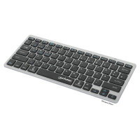 MANHATTAN Slim Funktastatur anthrazit Bluetooth 3.0/2.4GHz
