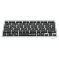 MANHATTAN Slim Funktastatur anthrazit Bluetooth 3.0/2.4GHz