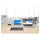 MANHATTAN Slim Funktastatur anthrazit Bluetooth 3.0/2.4GHz