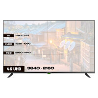 109,2cm/43" (3840x2160) JAPANNEXT JN-IPS430UHD60F 16:9 IPS 60Hz HDMI USB WLAN Speaker Black