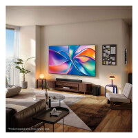 189cm/75" (3840x2160) Hisense 75E77Q 16:9 QLED 8ms 60Hz 3x HDMI 2x USB LAN WLAN Triple-Tuner HDR10+ Dolby Vision Alexa VIDAA Black