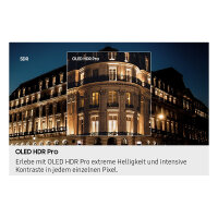 138cm/55" (3840x2160) Samsung GQ55S95FAT 16:9 OLED 144Hz 4x HDMI 2.1 3x USB LAN WLAN Twin-Tuner Dolby Atmos HDR10+ Titan Black