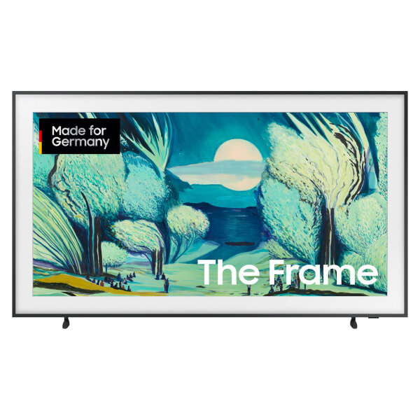 163cm/65" (3840x2160) Samsung The Frame GQ65LS03FAUXZG 16:9 QLED 100Hz HDMI USB LAN WLAN Bluetooth One Connect Box Black