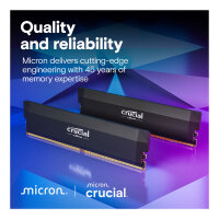 Crucial Pro 6000 Kit 64GB 2x32GB UDIMM CL40 B Overclocking