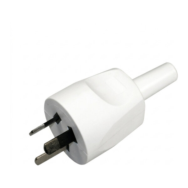 BACHMANN Schutzkontaktstecker Australien 10A/250V weiss