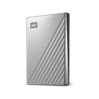 2,5" WD My Passport Ultra 2TB Silver USB-C/USB3.0 HDD 6,4cm 2,5Zoll Metal finish RTL portable extern
