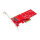 ROLINE PCIe 4.0 x4 3,3V5A Host Adapter fur PCIe-NVMe M.2 110mm SSD