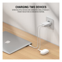 4smarts Netzladegert PDPlug Slim Dual 65W GaN 2C, wei