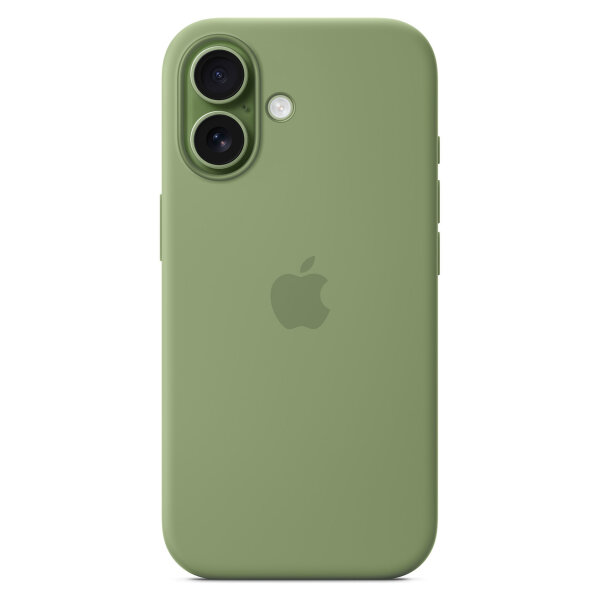 Silikon Case iPhone 17 mit MagSafe (hellmoosgrün)