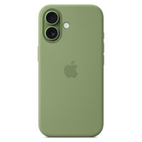 Silikon Case iPhone 17 mit MagSafe (hellmoosgrün)