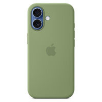 Silikon Case iPhone 17 mit MagSafe (hellmoosgrün)