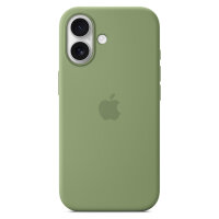 Silikon Case iPhone 17 mit MagSafe (hellmoosgrün)