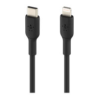 Belkin Lightning/USB-C Kabel PVC, mfi zertifiziert, 1m schwarz