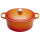 Le Creuset Signature Bräter rund 20 cm ofenrot