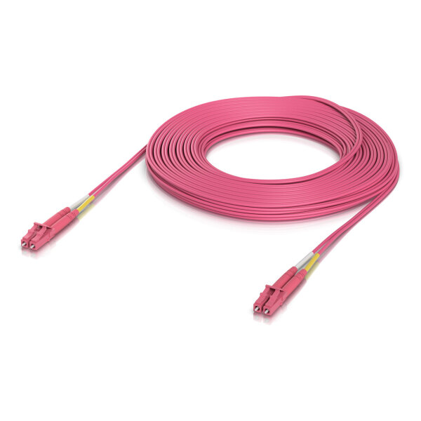 Ubiquiti OM4 Duplex LC UPC Fiber Patch Cable 15M