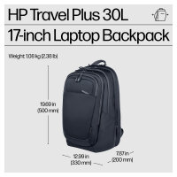 HP Travel Plus 30L 17-inch Laptop Backpack