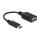 USB 2.0 A - C (Buchse - Stecker) Adapter 15 cm schwarz Delock