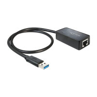 DeLock USB 3.0 > Gigabit LAN (ST-BU) Adapter Schwarz