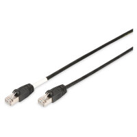 DIGITUS Patchkabel Cat6 S/FTP 2xRJ45 10.0m schwarz Outdoor