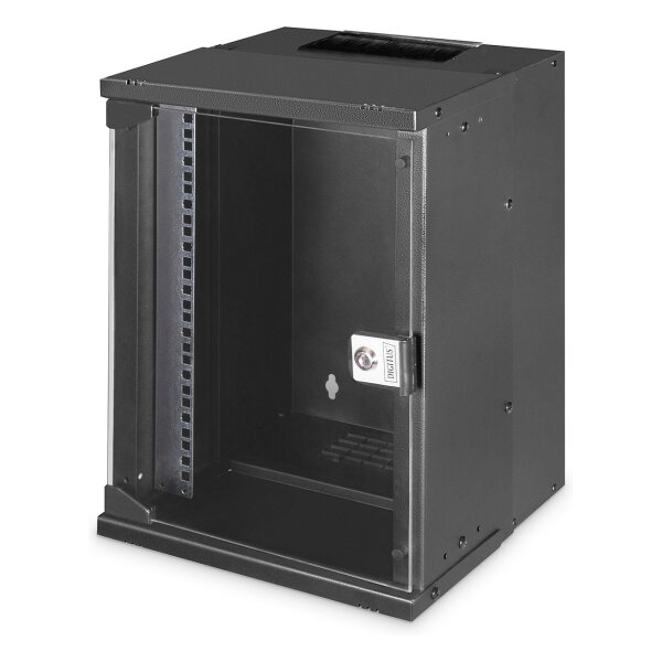 DIGITUS Wandgehäuse SOHO PRO 9HE 460x315x300 mm 10" schwarz