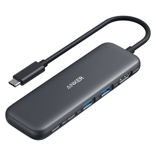 Anker USB-C Hub (5-in-1) 1 x 4K HDMI 2 x USB-A 1 x USB-C 1 x USB-C PD 100W