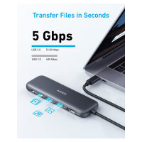Anker USB-C Hub (5-in-1) 1 x 4K HDMI 2 x USB-A 1 x USB-C 1 x USB-C PD 100W