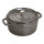 Staub La Cocotte 24cm rund Graphit-grau.Gusseisen