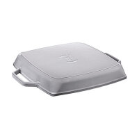 Staub Grillpfanne induktion quadratisch 28cm Graphit-grau
