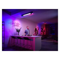 Philips Hue White & Color Amb. BT Centris Spot 4 flg. sw 4200lm & Dimmschalter