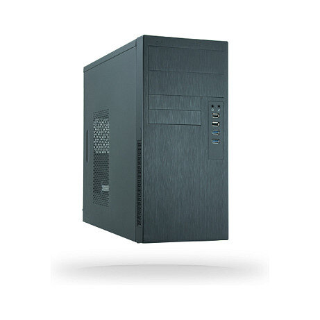 Mini 350W Chieftec Elox Serie HO-11B-350GPB mit 350W Netzteil