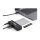 DELOCK USB Type-C Konverter fur 1 x M.2 NVMe SSD + 1 x SATA SSD / HDD mit Klon Funktion