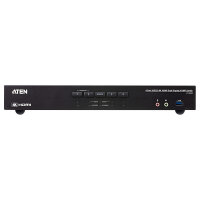 ATEN CS1844 4-Port True 4K HDMI Dual-View KVM Switch mit...