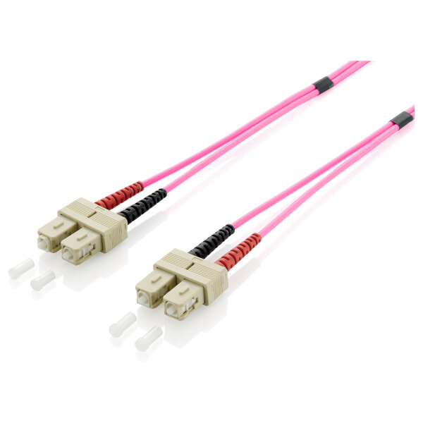 Equip LWL Patchkabel SC->SC 3.00m Multimode Duplex OM4 vi Polybeutel