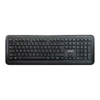 TARGUS - Tastatur-und-Maus-Set - Kombination - full size - kabellos - 2.4 GHz - AZERTY - Franzsisch - Schwarz