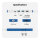 D TARGUS HyperDrive Flex 8 Port USB-C Hub Blue